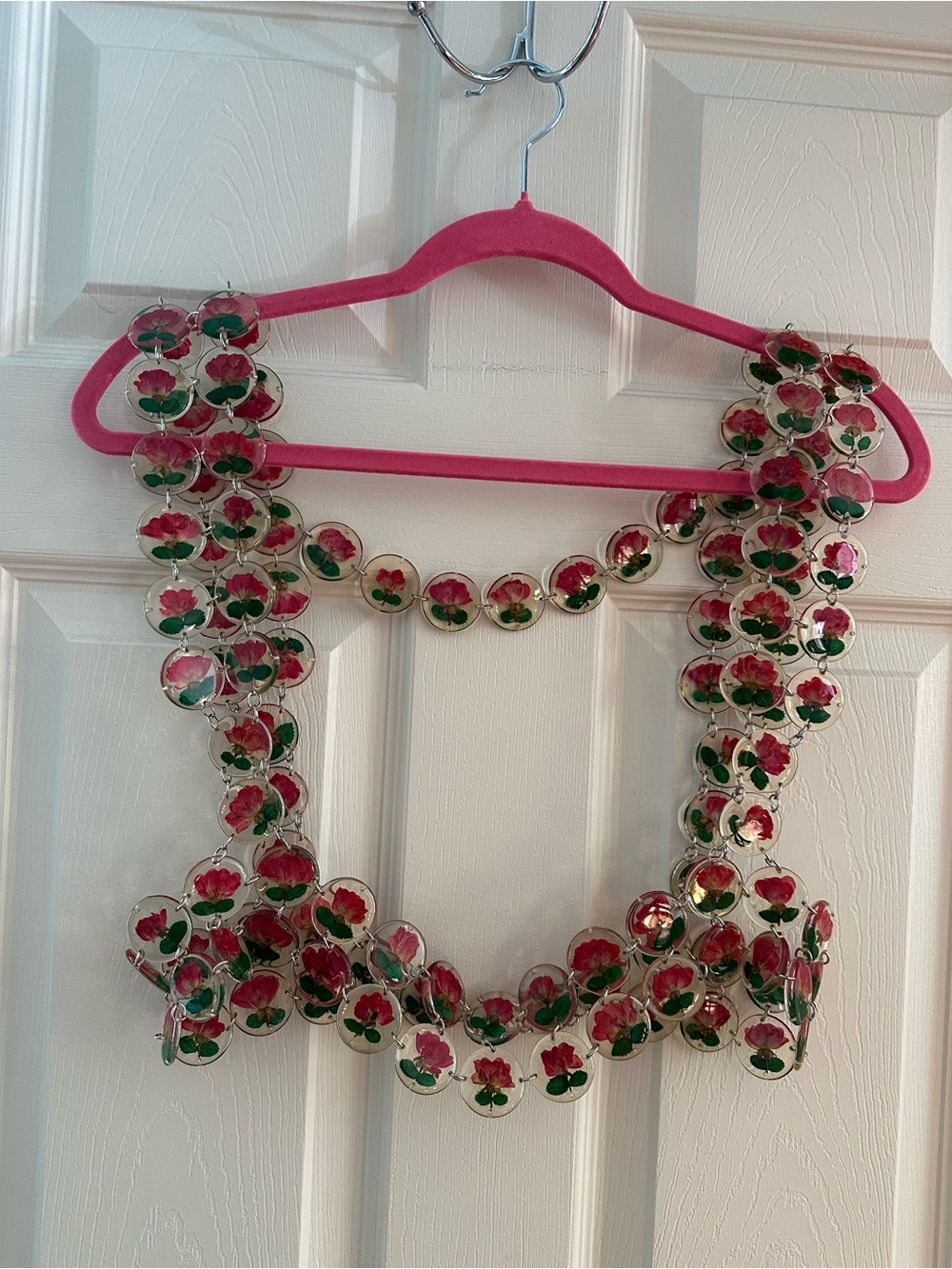 Dauphinette Rose Harness Chainmaille Crop Top S/M